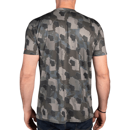 Wisconsin Camo - Short Sleeve Shirt