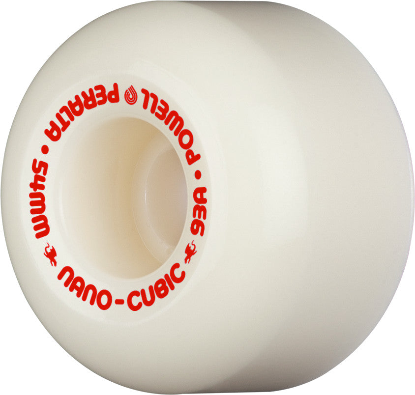 Powell Peralta Nano Cubic Dragon Formula Wheels 54x36mm 93A - Off White (Set of 4)