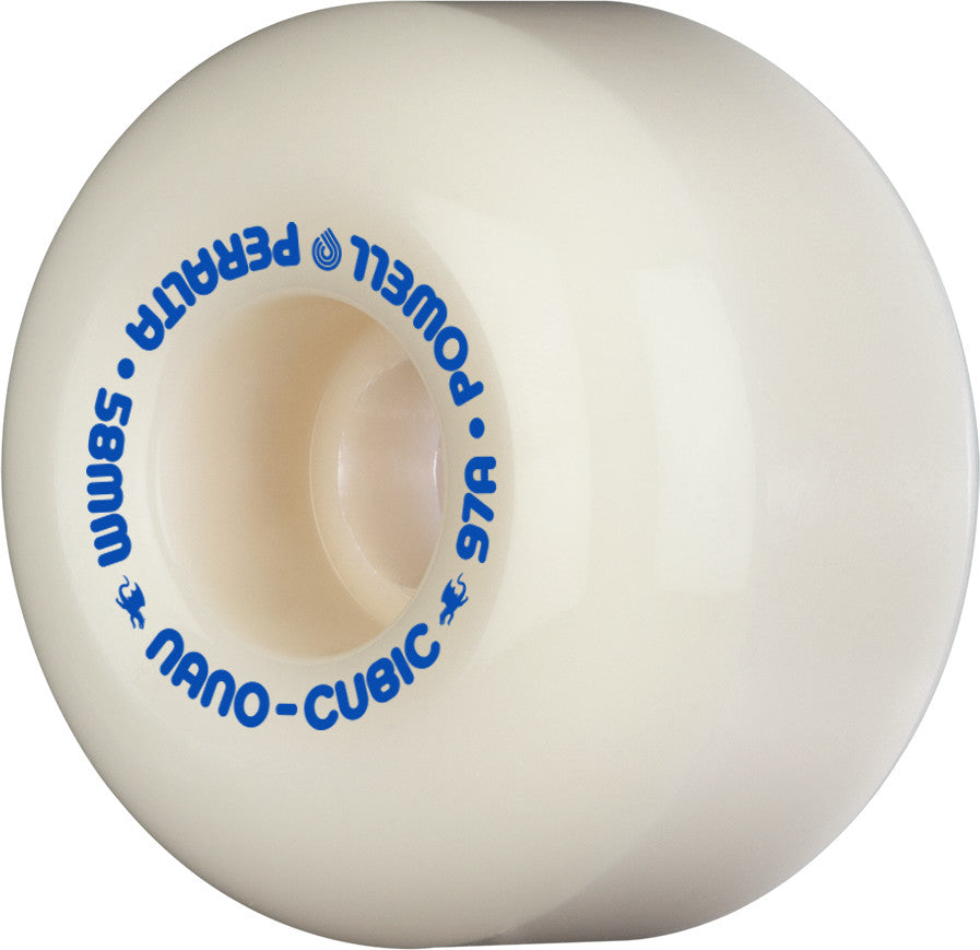 Powell Peralta Nano Cubic Dragon Formula Wheels 58x37mm 97A - Off White (Set of 4)