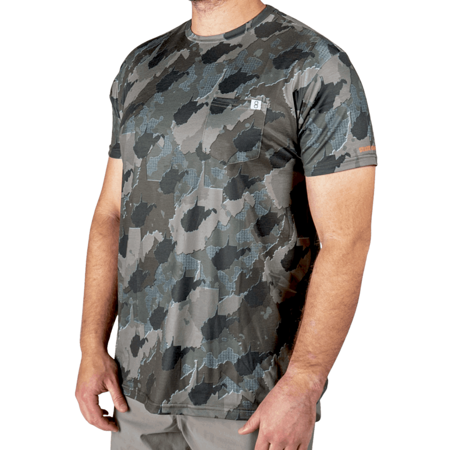 West Virginia Camo - Short Sleeve Shirt