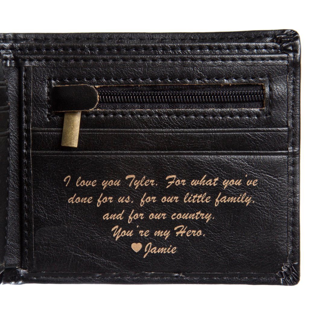 Personalized Bifold Wallet: Valentine