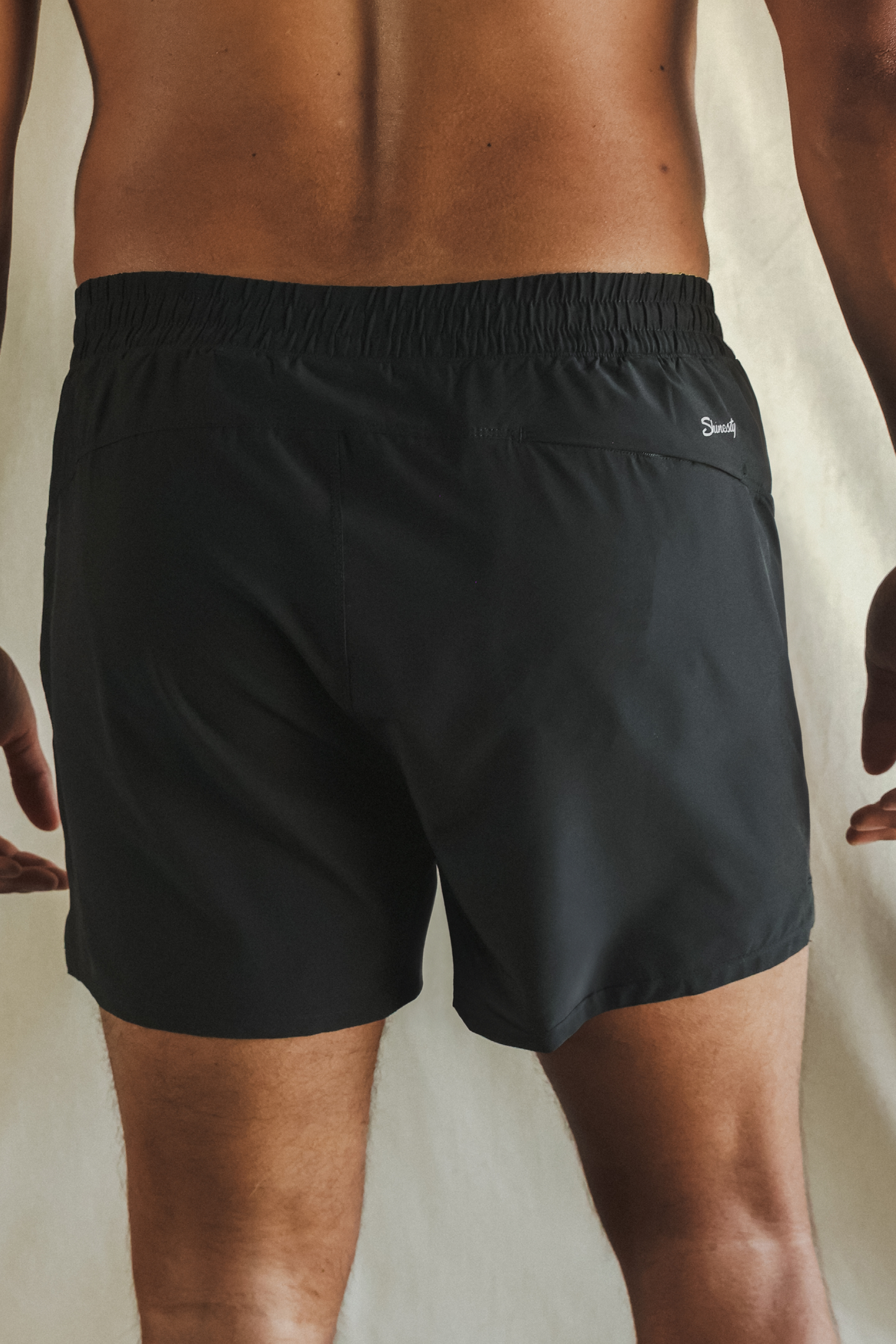 The Warm Up | Black and Neon Ball Hammock® 5 Inch Athletic Shorts