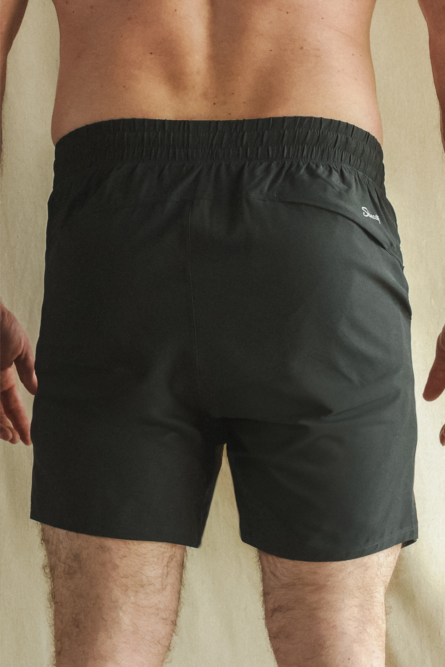 The Water Break | Black and Green Neon Ball Hammock® 7 Inch Athletic Shorts