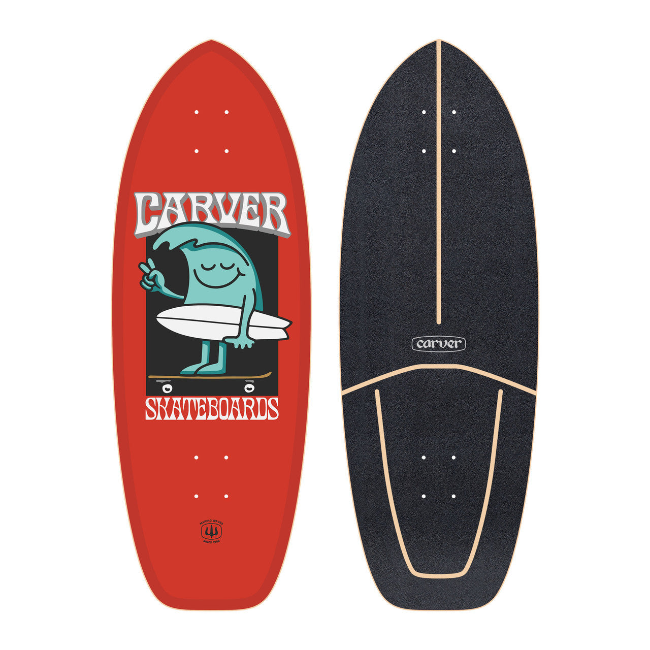 Carver Wavy Davy Deck (V4) - 28″