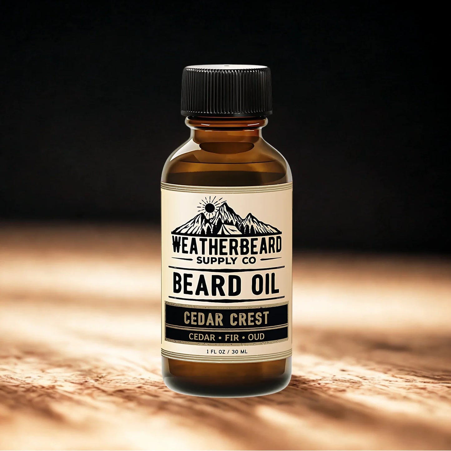 Cedar Crest Beard Oil - Cedar, Fir, Oud