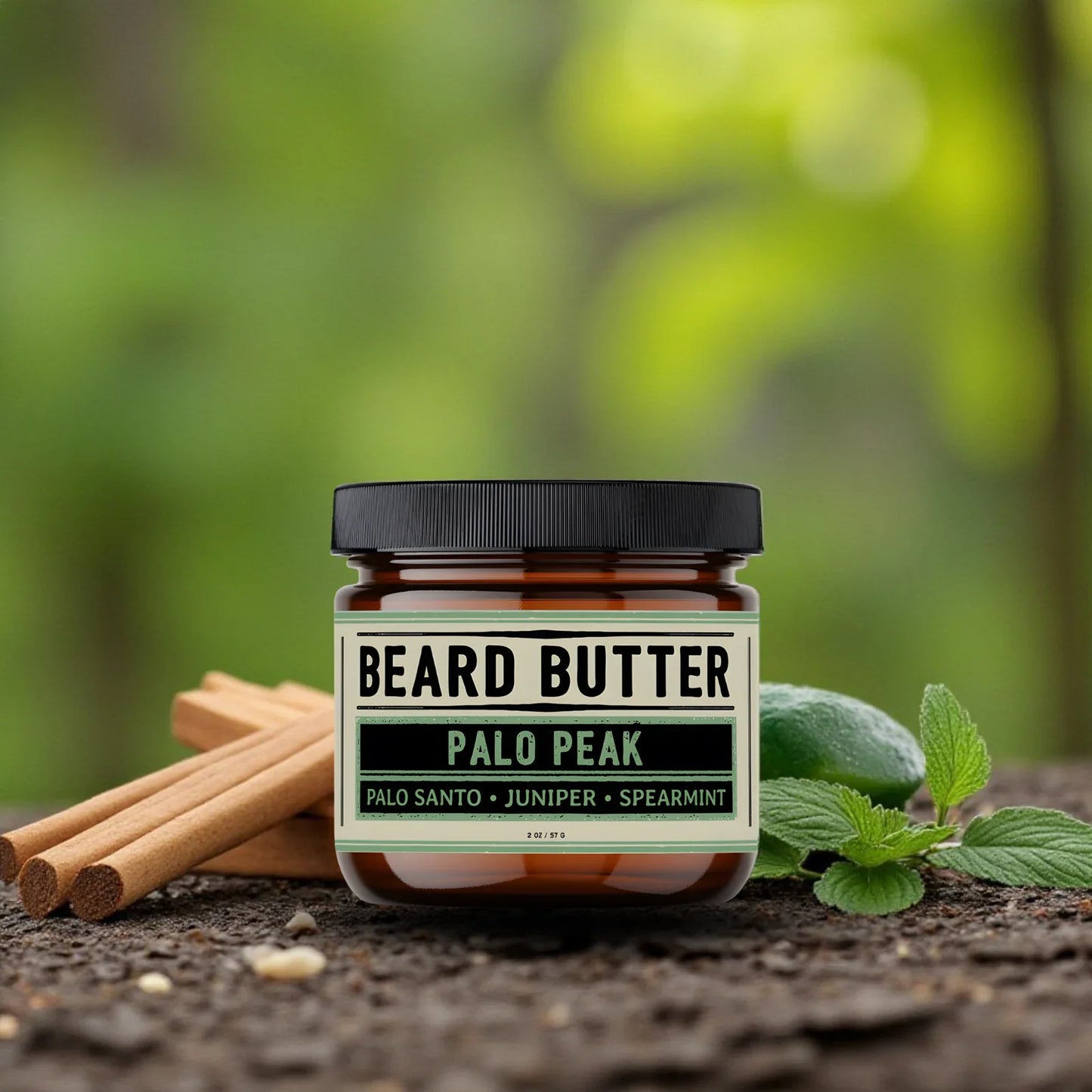 Palo Peak Beard Butter - Palo Santo, Juniper, Spearmint