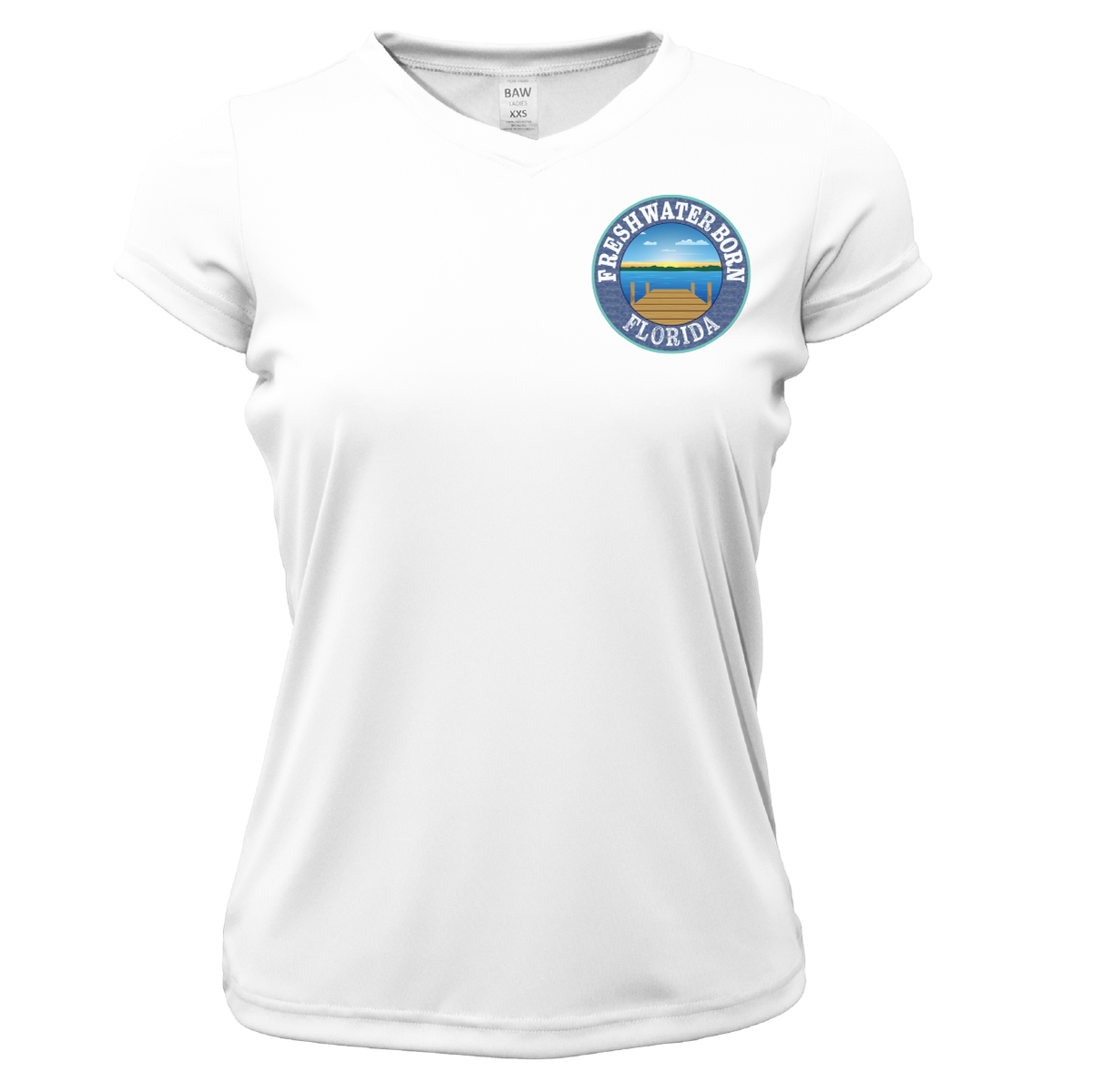 Florida Freshwater Born Bluegill Women's Short Sleeve UPF 50+ Dry-Fit Shirt