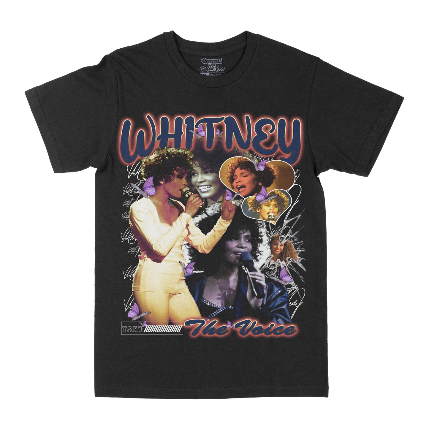 Whitney Houston "The Voice" Graphic Tee