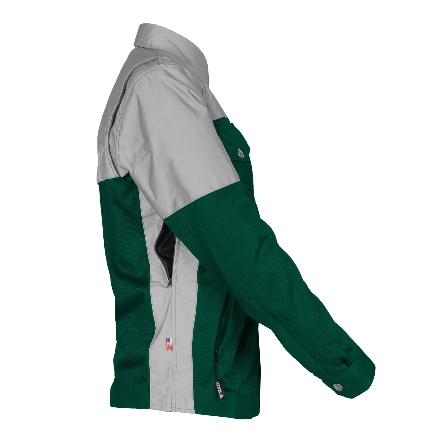 Summer Mesh Reflective Shirt Dark Green Eclipse for Women