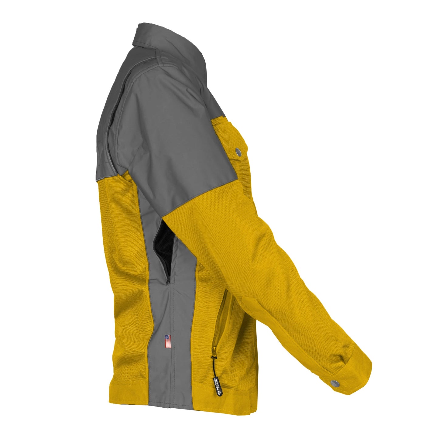 Summer Mesh Reflective Shirt Yellow Nebula for Women