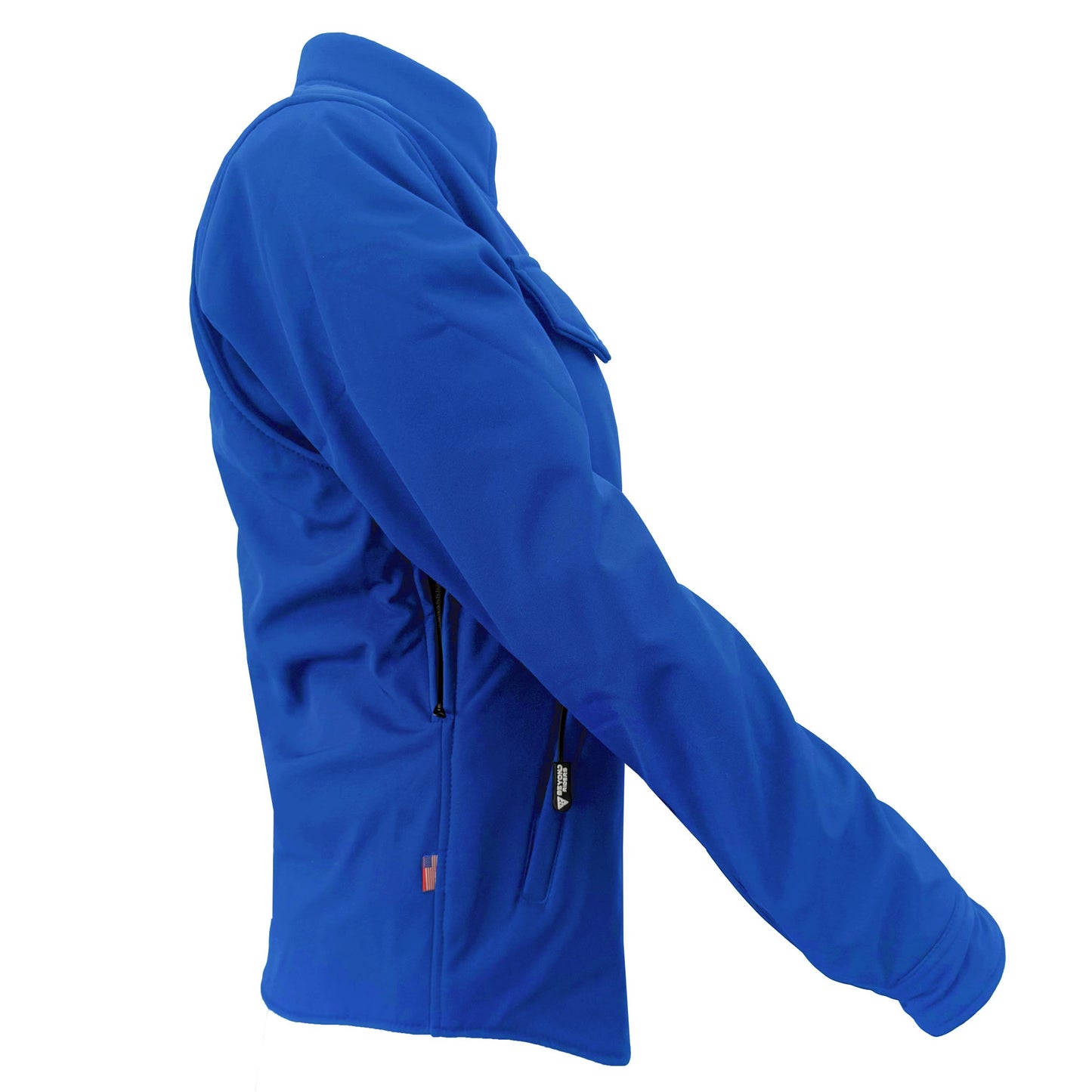 Protective SoftShell Winter Jacket for Women – Light Blue Matte