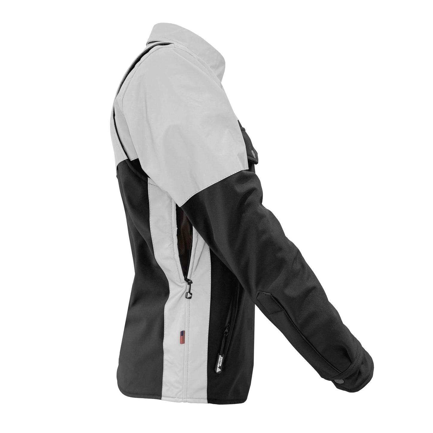 SoftShell Reflective "Alloy Ecplise" Winter Jacket for Women - Black and Silver
