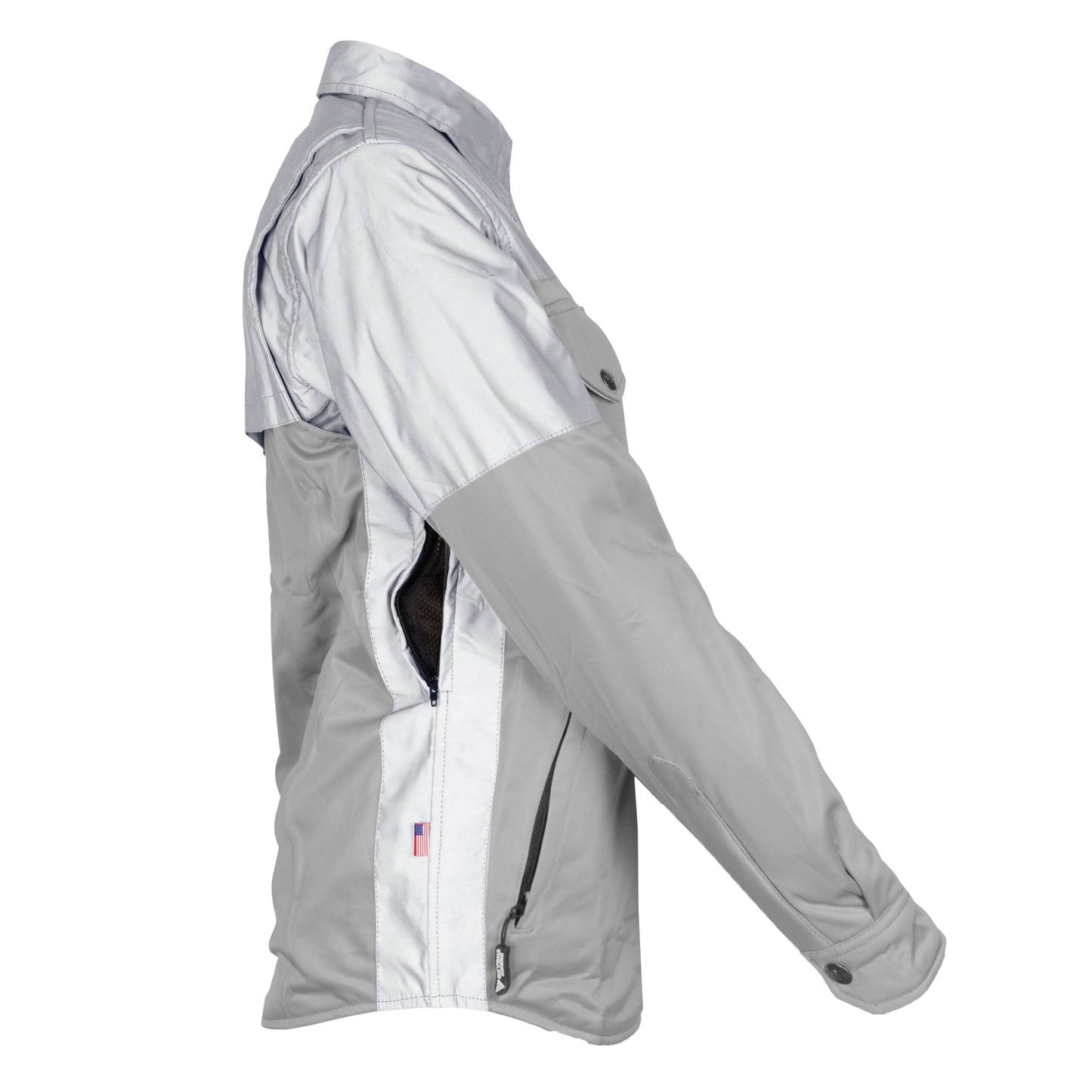 Ultra Reflective Shirt "Twilight Titanium" for Women - Gray and Silver