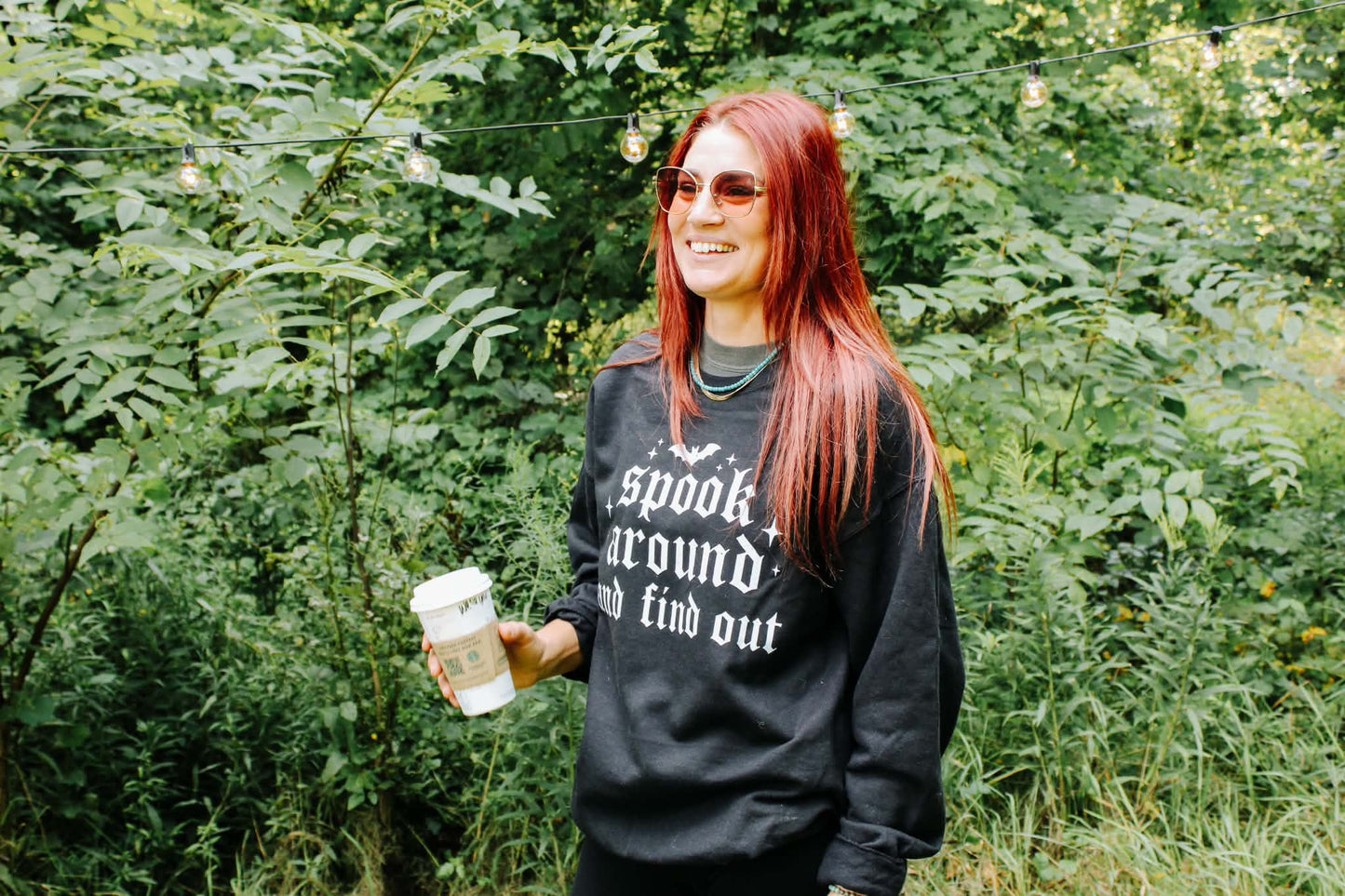 Spook Around & Find Out Crewneck Sweatshirt