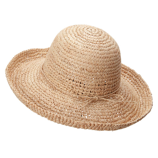 Raffia Roll Up Brim Hat