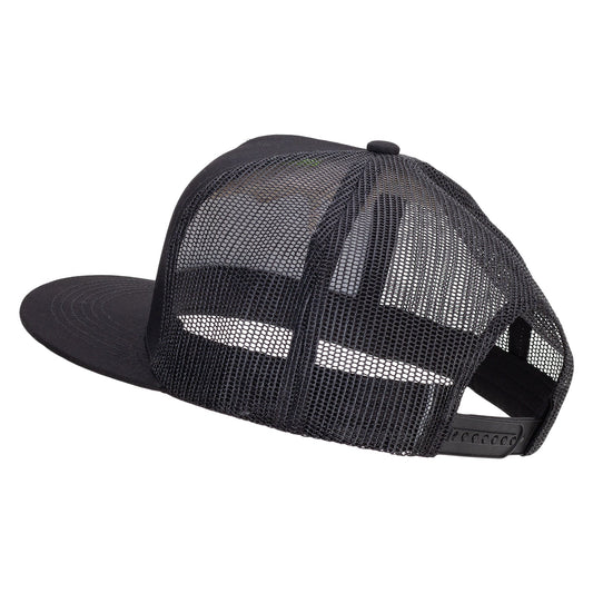 Big Size 5 Panels Mesh Flat Bill Snapback