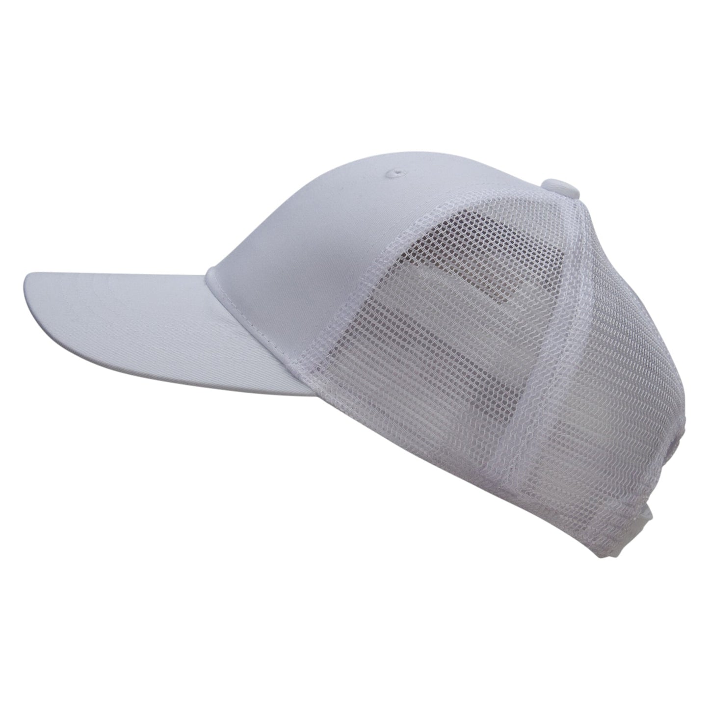 Youth Poly Cotton Twill Trucker Cap
