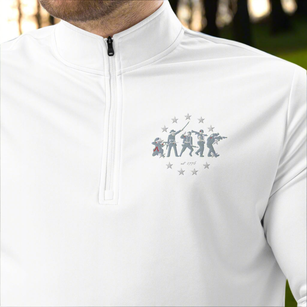 American Bloodline 1775 Premium Adidas Quarter-zip Pullover