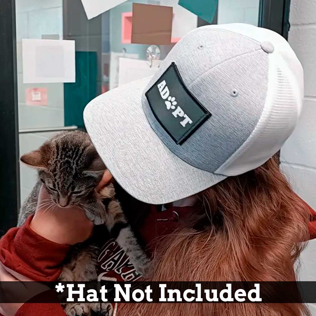 Adopt Paw - Black - Patch