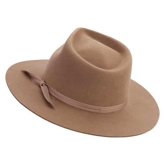 Women's Stiff 2.75" Brim Pinched Fedora