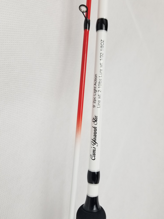 Cam's 9ft. 2pc. Yaannk Stik + 9 (BB) Cam's Xtralite Reel
