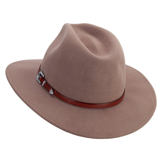 Unisex 3" Brim Pinched Fedora
