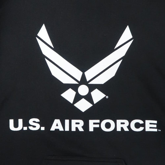 Air Force Wings Logo Hood (Black)