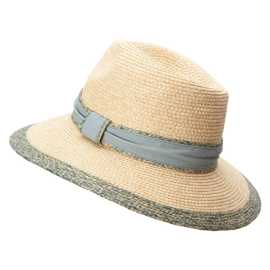 Women's Colored Brim Fedora