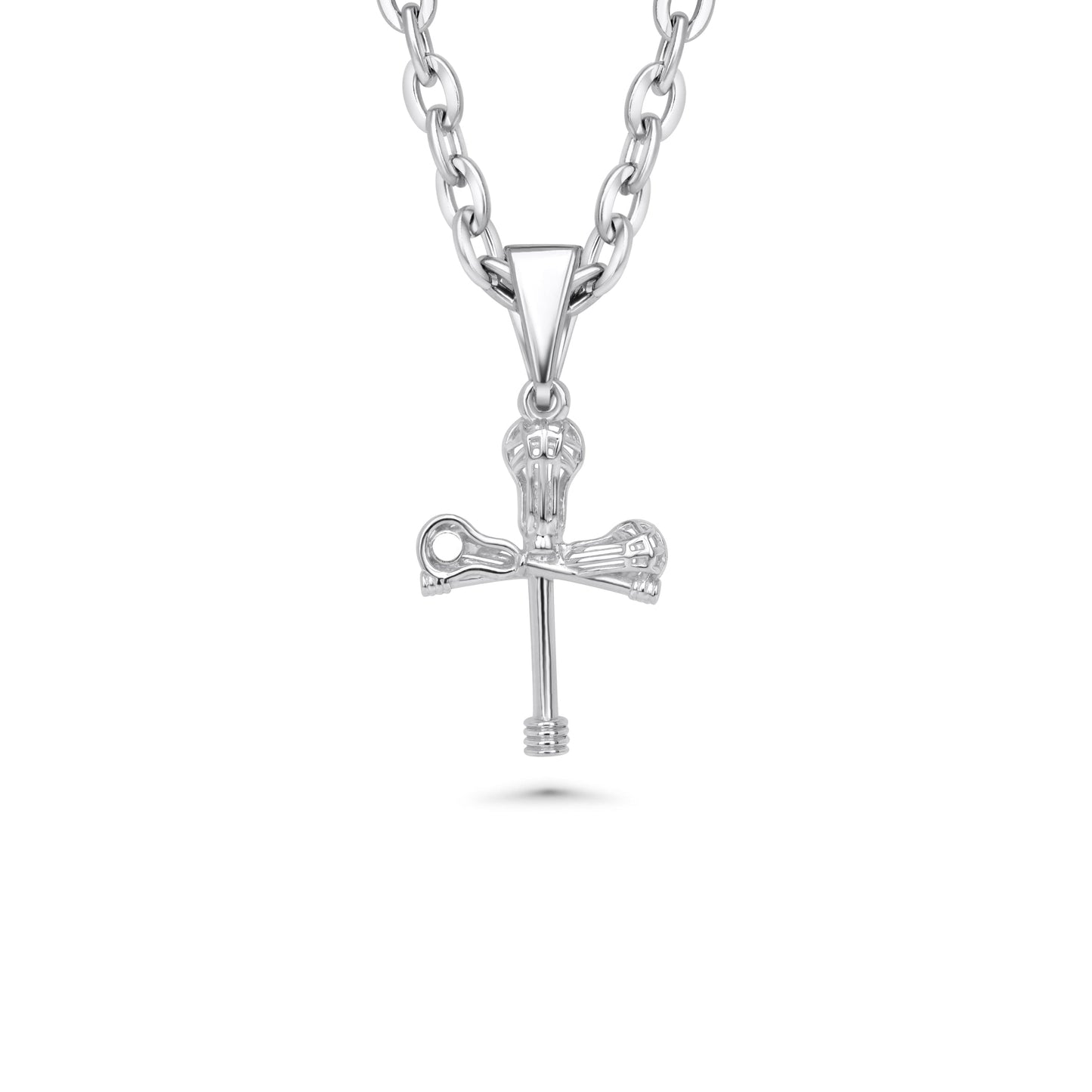 Cross Check Lacrosse Necklace (Youth)