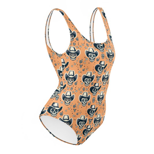 Skull Ranch: Vaquero Vignettes One-Piece Swimsuit