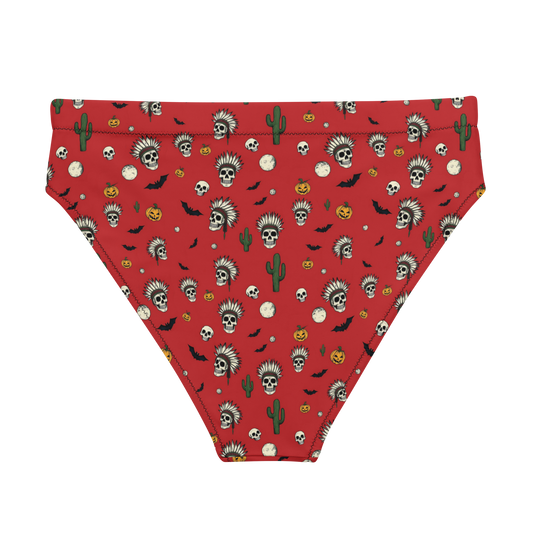 Sugar Skulls: Hallowed Ground High-Waisted Bikini Bottom
