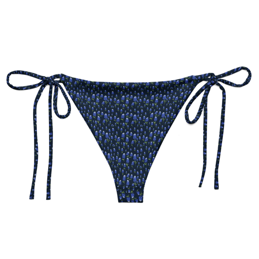 Wildflower Blues: Lone Star Bluebonnet String Bikini Bottom