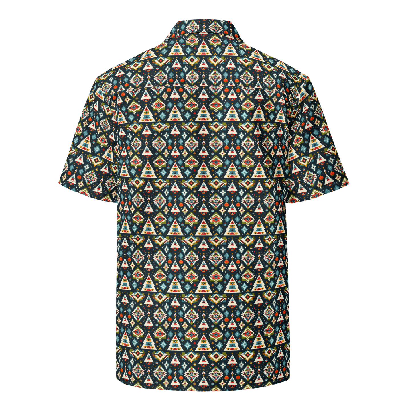 Solstice Spirits: Festive Button-Up Shirt