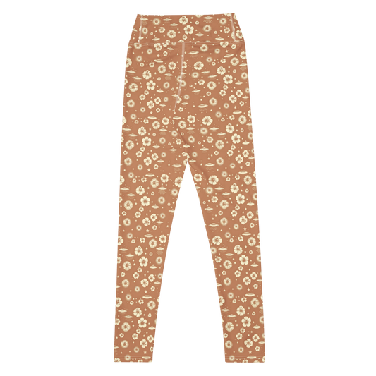 Beyond the Hibiscus: Unidentified Flying Florals Leggings