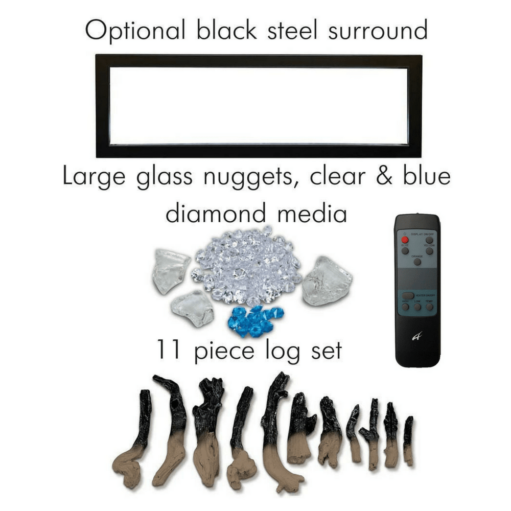 Amantii Panorama DEEP 60-Inch Built-in Indoor/Outdoor Smart Electric Fireplace (BI-60-DEEP)