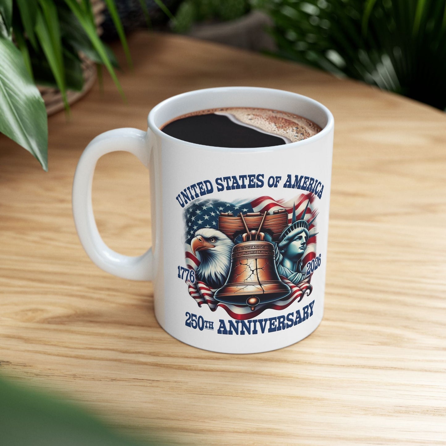 America 250th Anniversary Custom Mug – 1776–2026 Edition