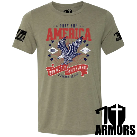 AMERICA NEEDS JESUS T-SHIRT