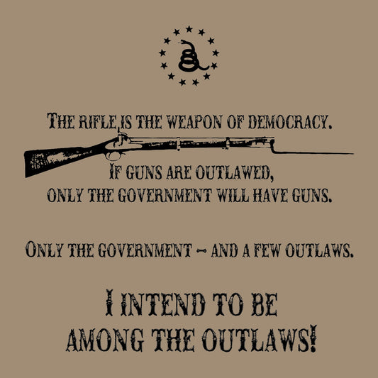 American Outlaw Longsleeve T-Shirt - Coyote