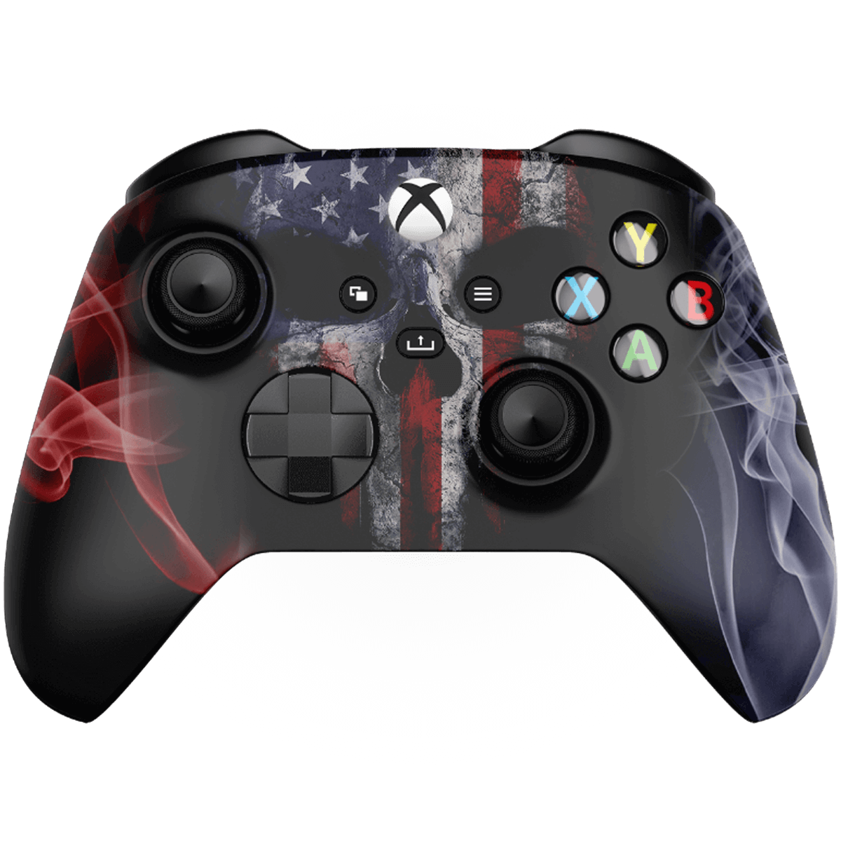 MODDEDZONE AMERICAN SKULL XBOX SERIES X CUSTOM MODDED CONTROLLER