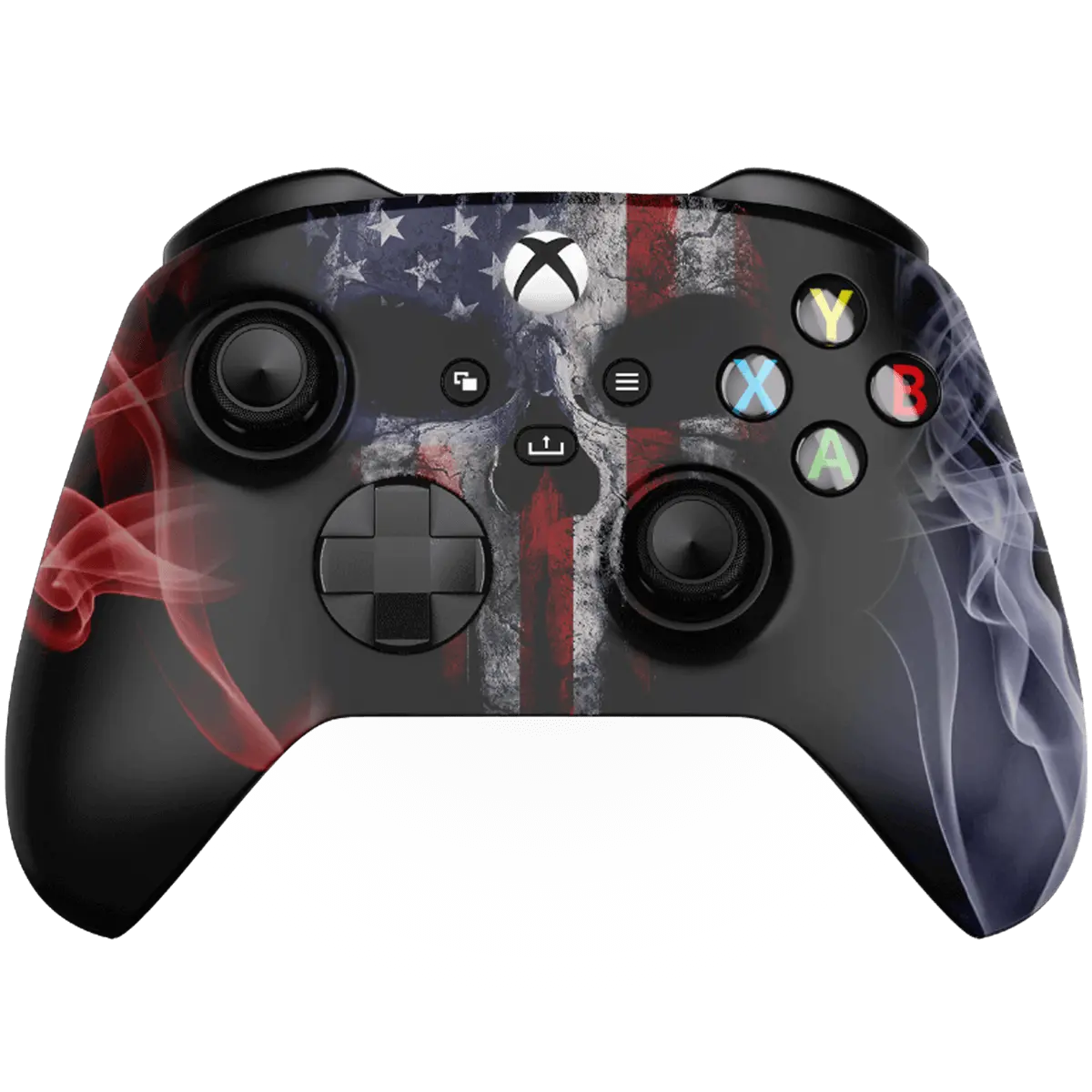 MODDEDZONE AMERICAN SKULL XBOX SERIES X CUSTOM MODDED CONTROLLER