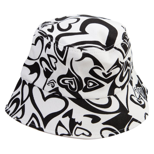 Women's Heart Design Bucket Hat