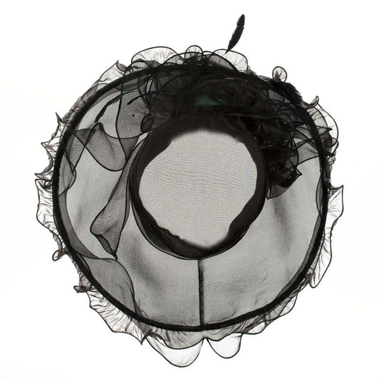 Animal Print Organza Hat