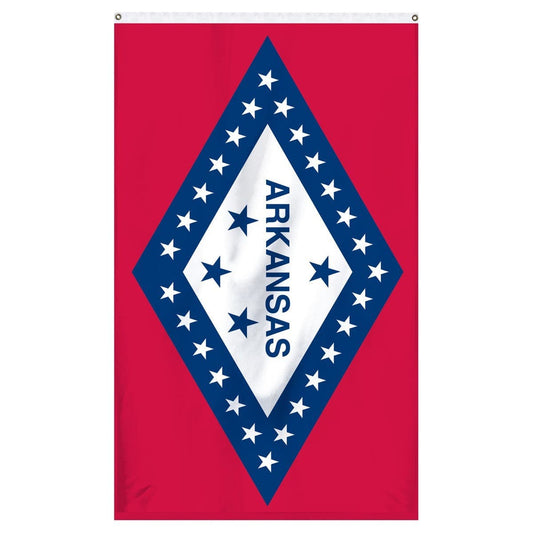 Arkansas State Flag 3x5 - Durable Nylon Outdoor Flag Made in USA