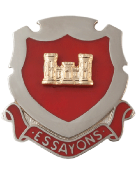 Army Regimental Crest Engineer (Essayons)