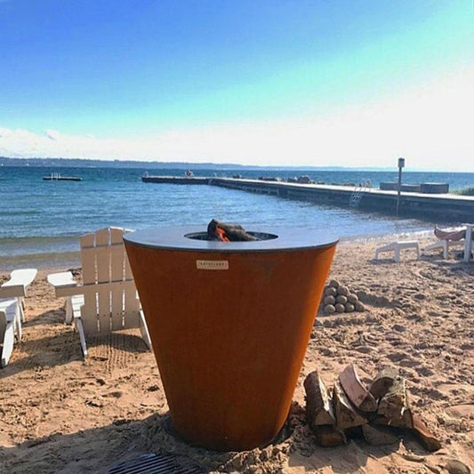 Arteflame One Series 30-Inch Corten Steel Fire Pit