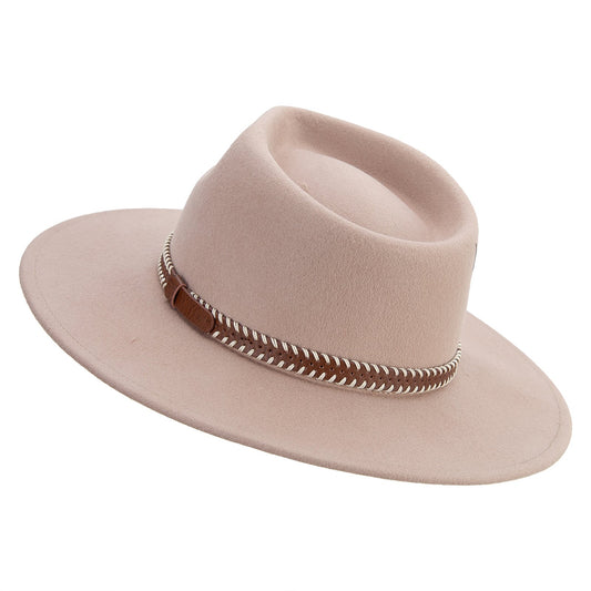 Women's Stiched Hat Band Fedora