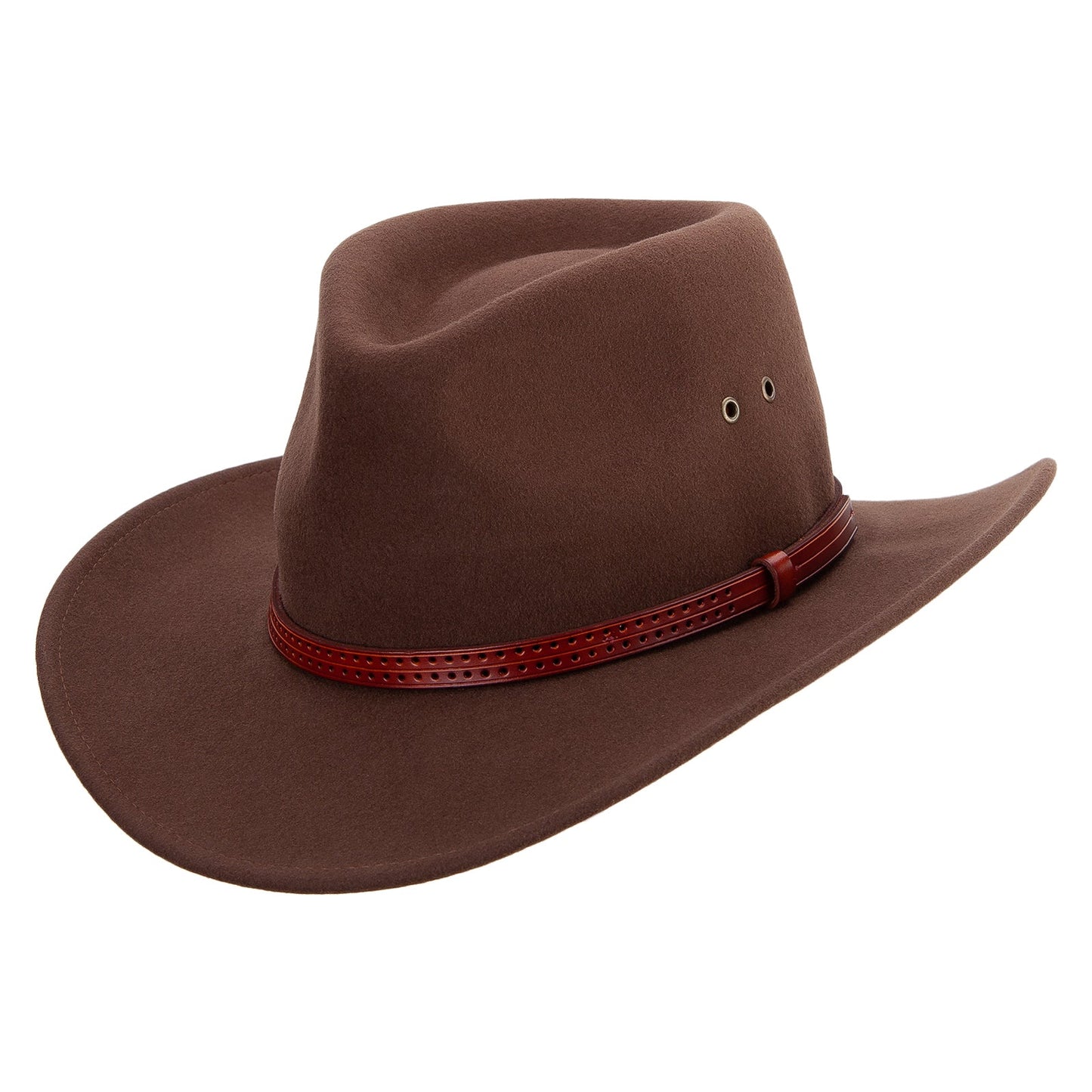 Unisex 3" Brim Outback Hat