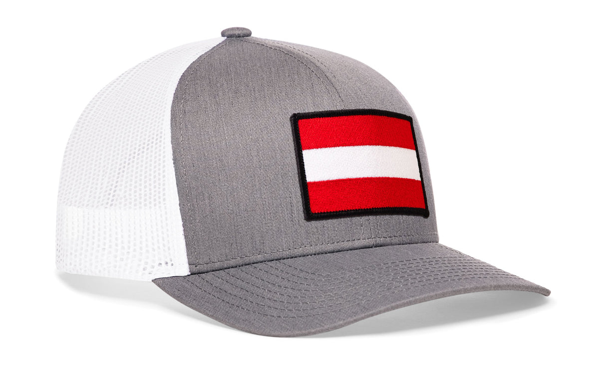 Austria Flag International Trucker Hat | Austrian Snapback