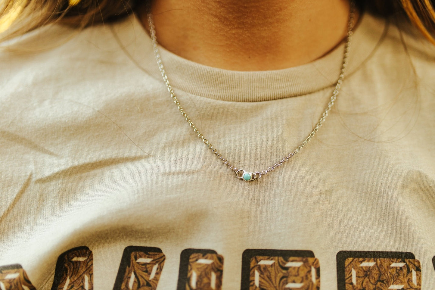 Authentic Turquoise Stone Necklace