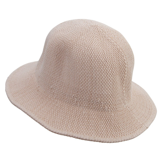 Women's 3" Brim Cotton Knit Bucket Hat